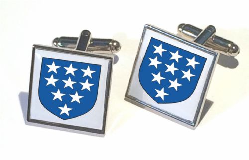 Family Crest Cufflinks Squ